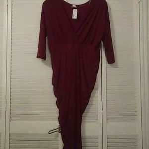 NWT Sexy burgundy dress 3x